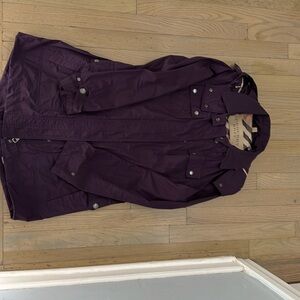 Burberry Brit Purple rain trench coat